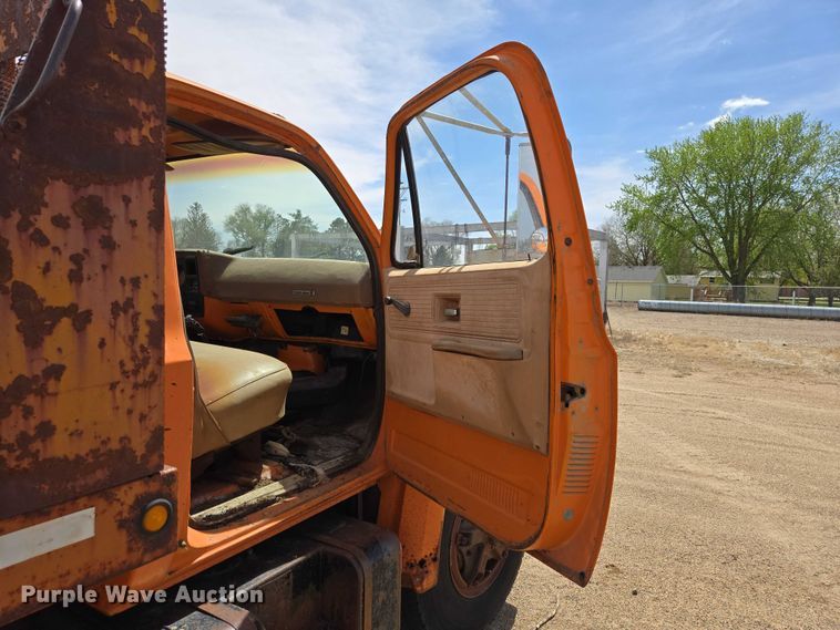 image for item EV5967 1979 Chevrolet C70 dump flatbed truck