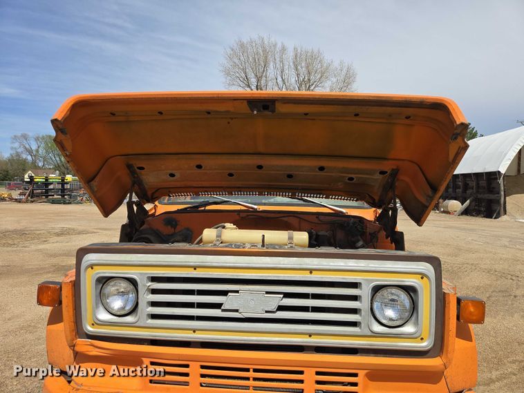 image for item EV5967 1979 Chevrolet C70 dump flatbed truck