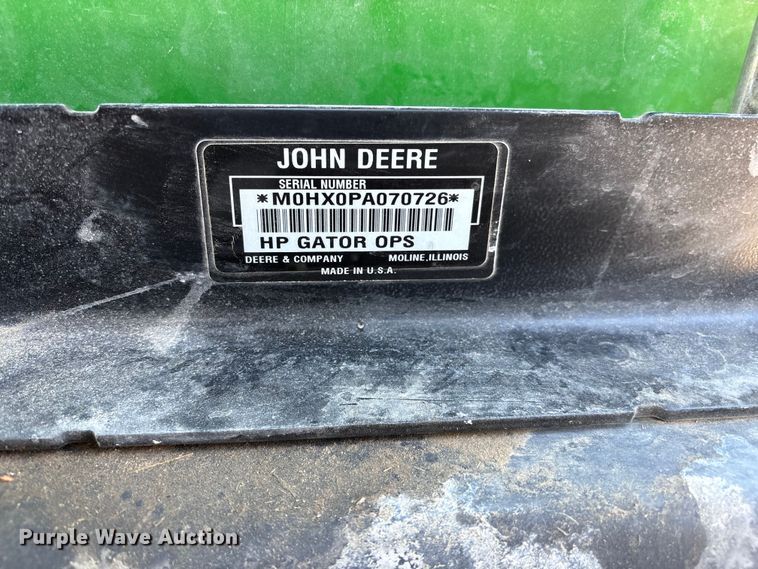 image for item EW0064 2010 John Deere Gator utility vehicle