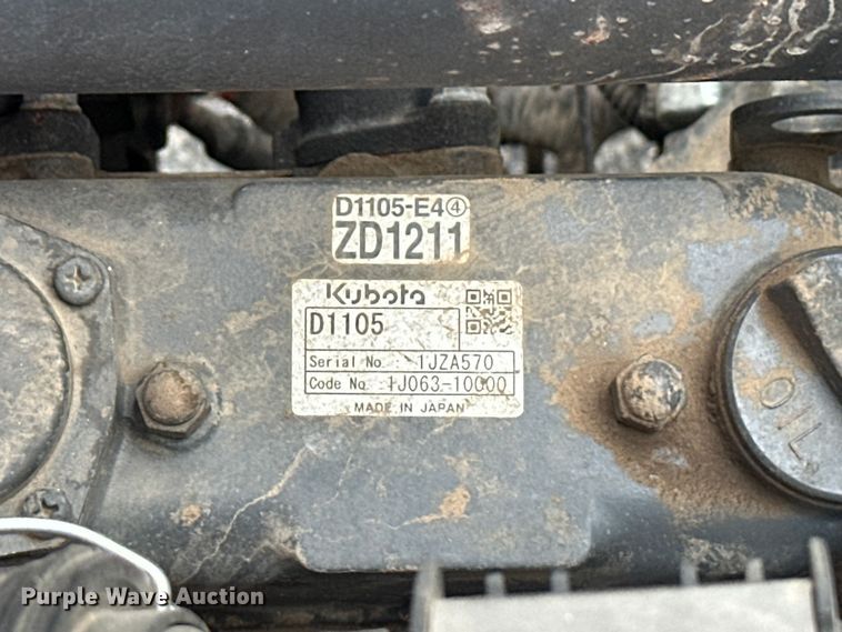 image for item EW2025 Kubota ZD1211L ZTR lawn mower