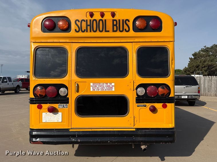 image for item EW4504 2001 Blue Bird school bus