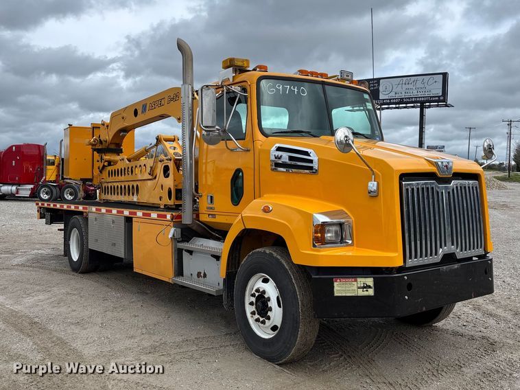 image for item FB3407 2016 Western Star 4700 Under bridge inspection truck