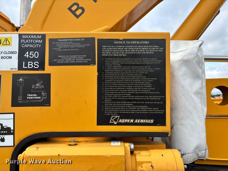 image for item FB3407 2016 Western Star 4700 Under bridge inspection truck