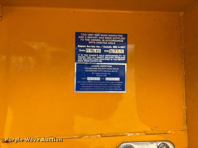 image for item FB3407 2016 Western Star 4700 Under bridge inspection truck