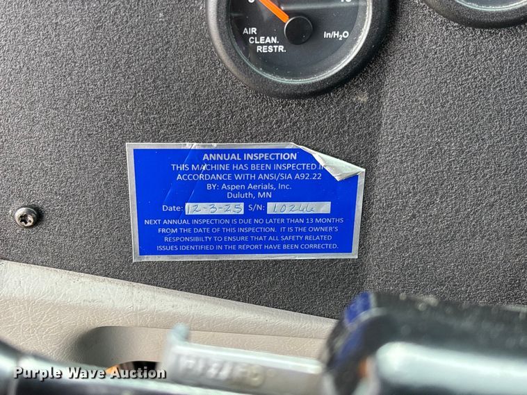 image for item FB3407 2016 Western Star 4700 Under bridge inspection truck