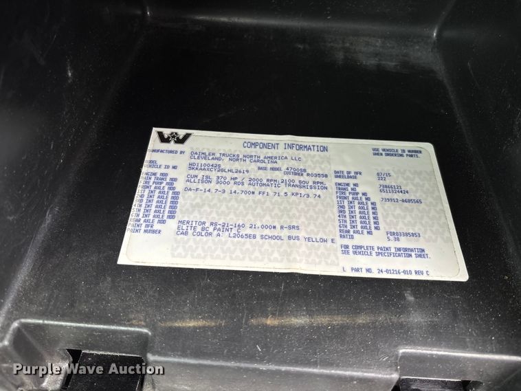 image for item FB3407 2016 Western Star 4700 Under bridge inspection truck