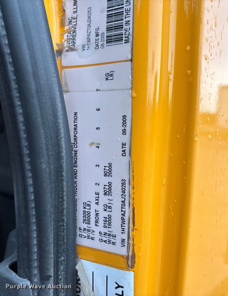 image for item FB3408 2010 International 7500 dump truck