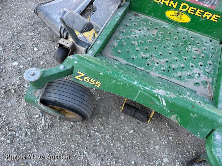 image for item FB7215 2012 John Deere Z655 ZTR lawn mower