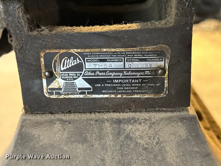 image for item FB7217 Atlas TH54 metal lathe