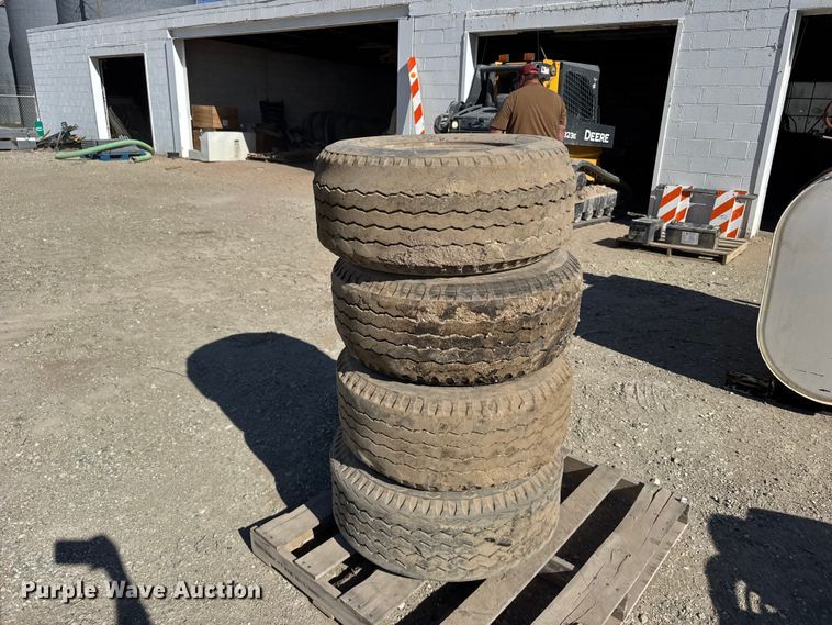 image for item FB7221 (4) 12-16.5 tires and wheels