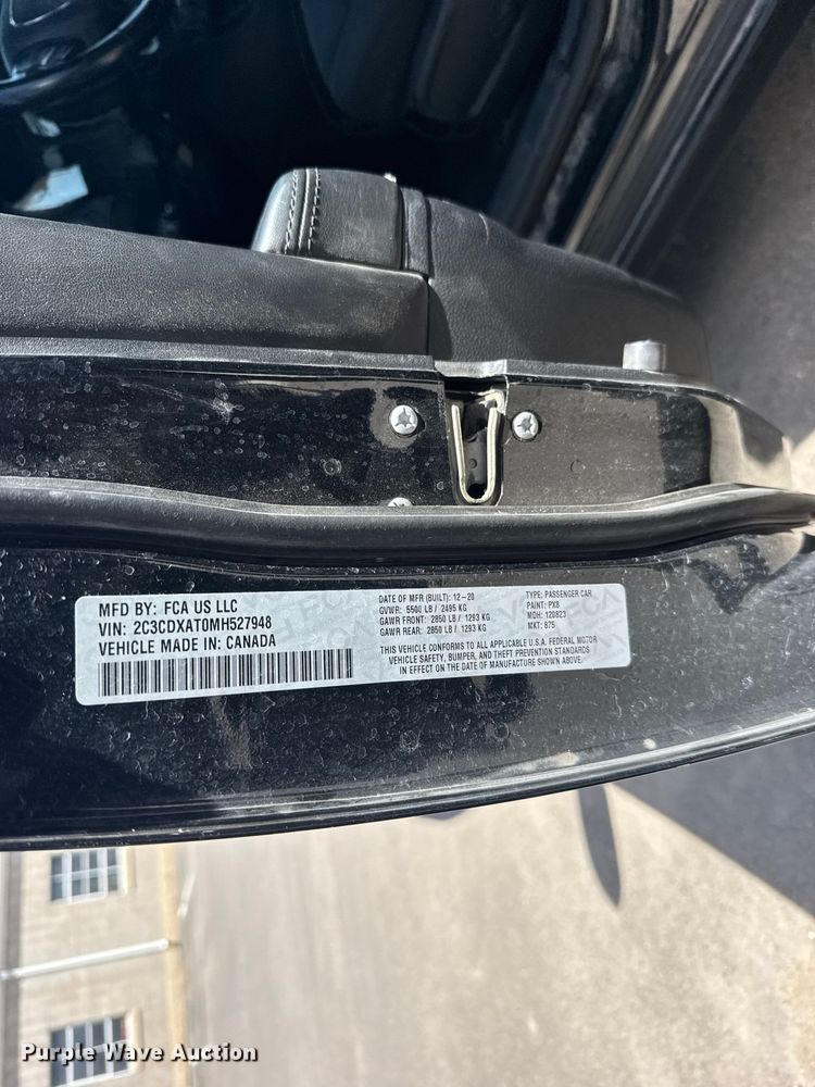 image for item FB7265 2021 Dodge Charger Police 