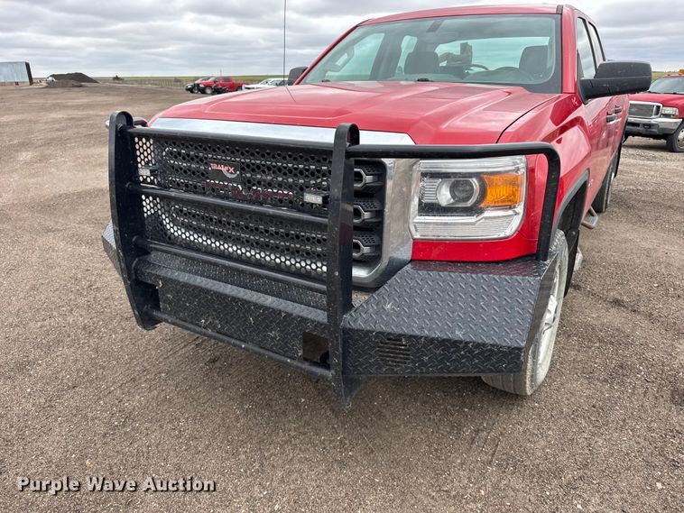 image for item FB7279 2015 GMC Sierra Ext. Cab pickup truck