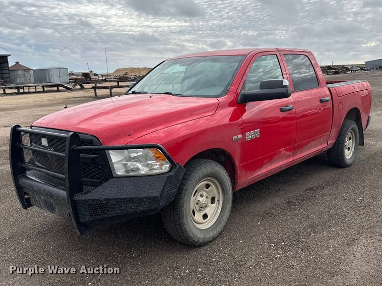 image for item FB7281 2018 RAM 1500 Crew Cab pickup truck