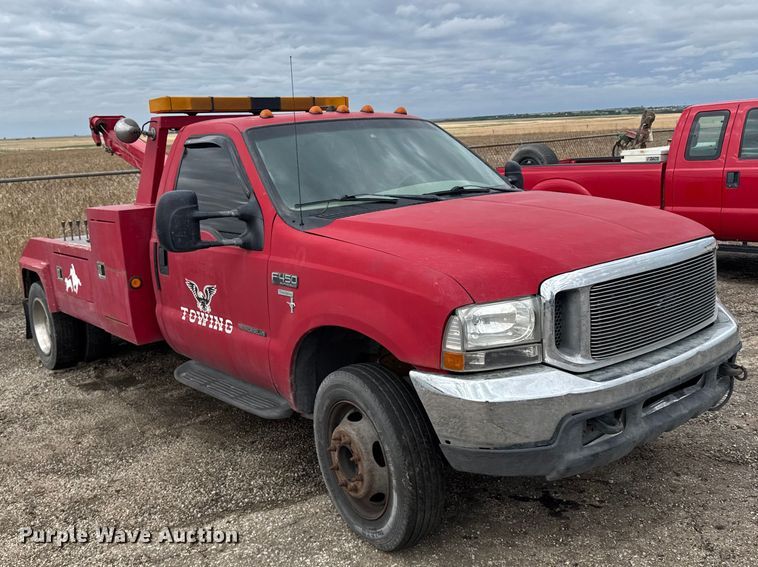 image for item FB7282 2000 Ford F450 Super Duty XL tow truck