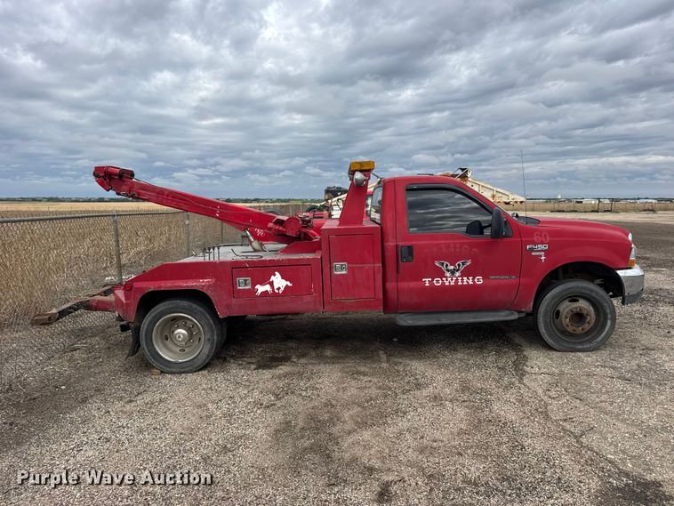 image for item FB7282 2000 Ford F450 Super Duty XL tow truck