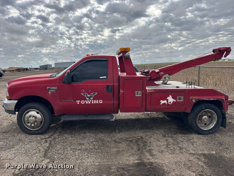 image for item FB7282 2000 Ford F450 Super Duty XL tow truck