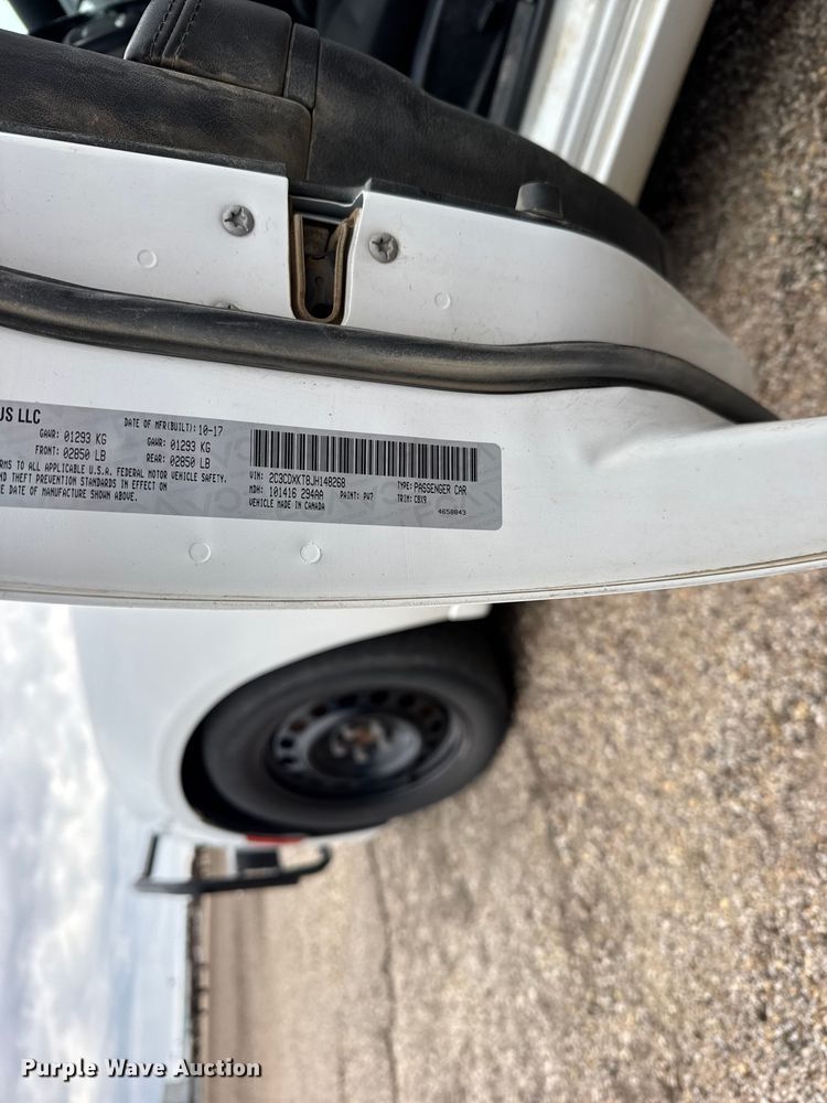 image for item FB7284 2018 Dodge Charger Police 
