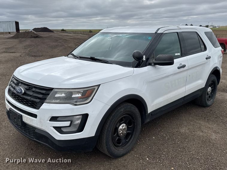 image for item FB7292 2017 Ford Explorer Police SUV