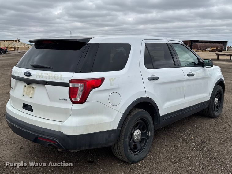 image for item FB7292 2017 Ford Explorer Police SUV