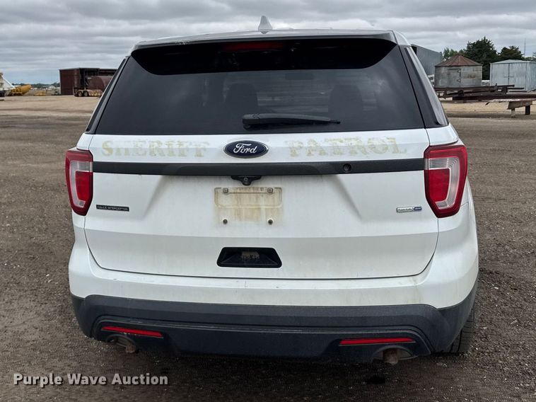 image for item FB7292 2017 Ford Explorer Police SUV
