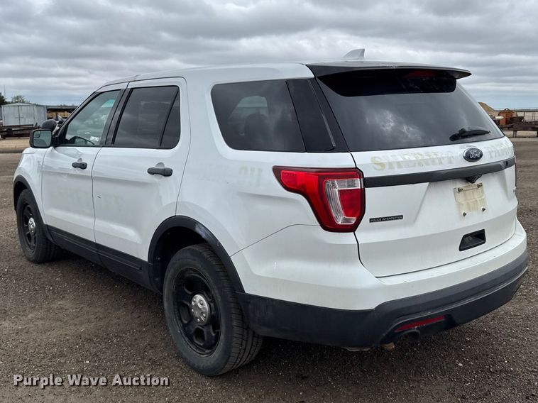 image for item FB7292 2017 Ford Explorer Police SUV