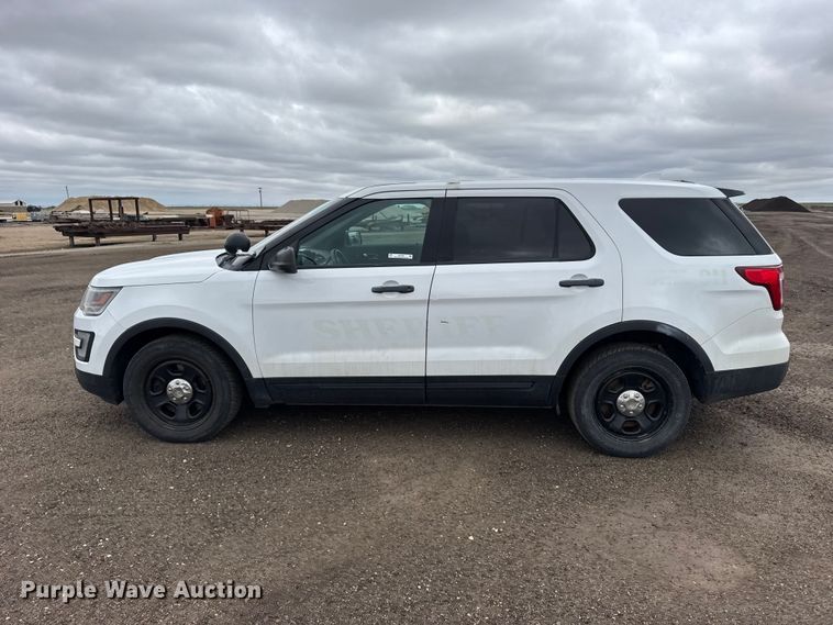image for item FB7292 2017 Ford Explorer Police SUV