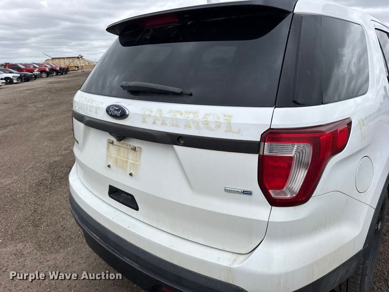 image for item FB7292 2017 Ford Explorer Police SUV