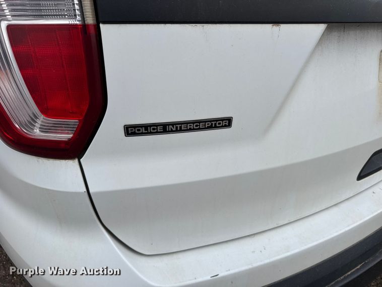 image for item FB7292 2017 Ford Explorer Police SUV