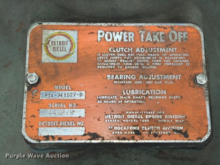 image for item FB8121 Detroit Diesel 16V71 engine
