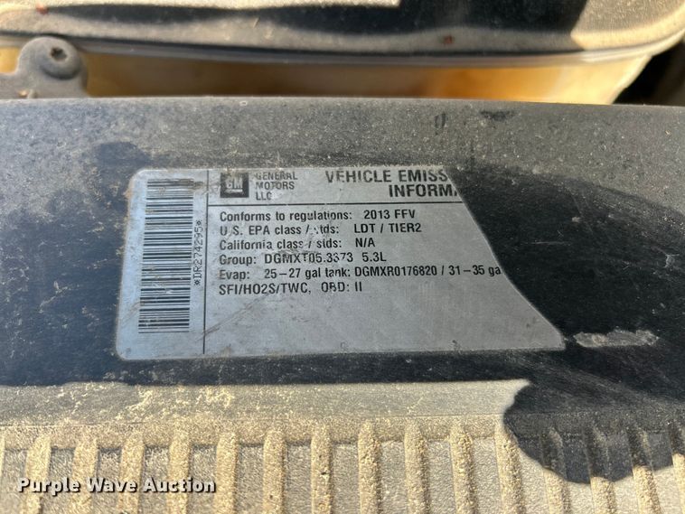 image for item FC5448 2013 Chevrolet Tahoe Police SUV