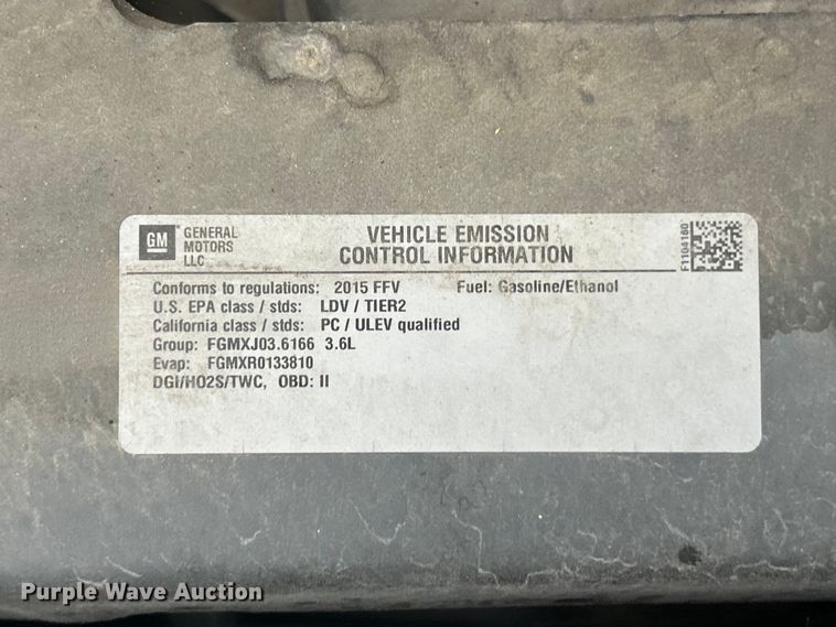 image for item FC5502 2015 Chevrolet Impala Police Cruiser  