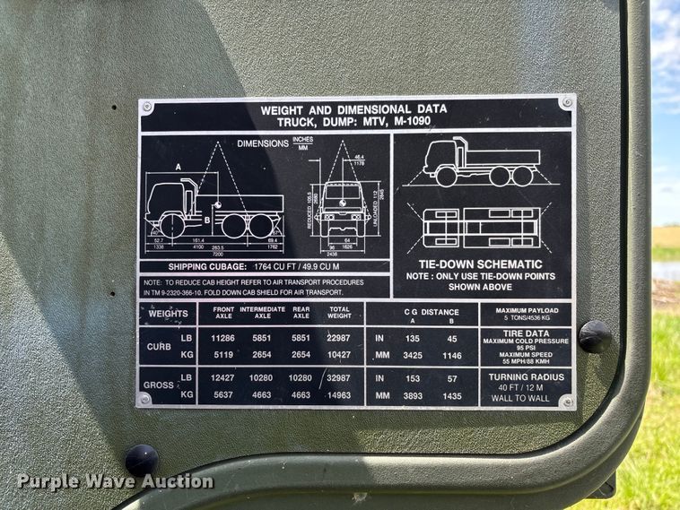 image for item FC5627 1998 Stewart & Stevenson M-1090 brush fire truck