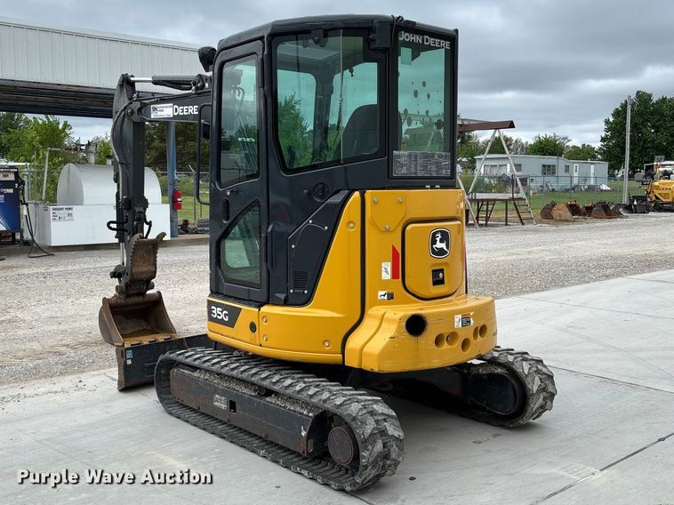 image for item FC5629 2021 John Deere 35G mini excavator