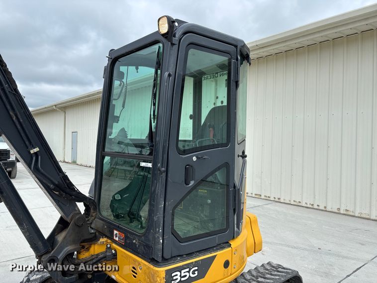 image for item FC5629 2021 John Deere 35G mini excavator