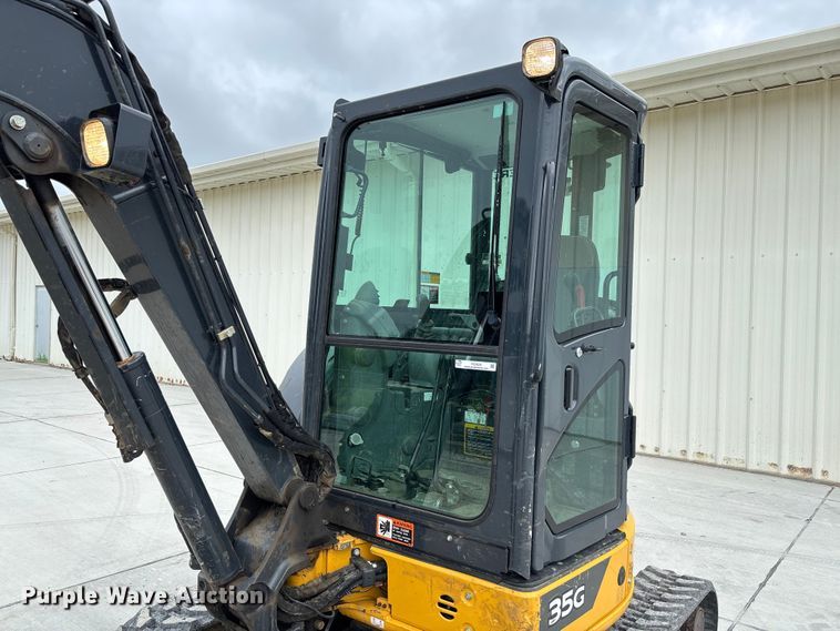 image for item FC5629 2021 John Deere 35G mini excavator