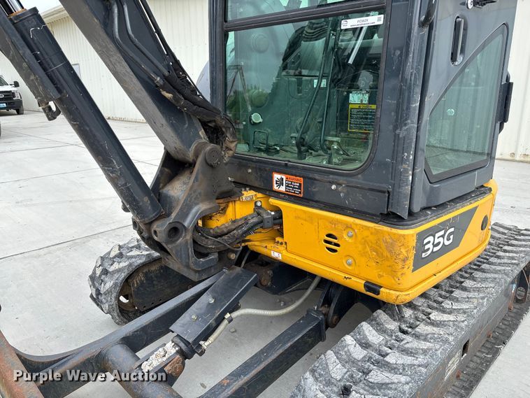 image for item FC5629 2021 John Deere 35G mini excavator