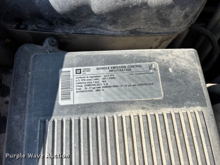 image for item FG0258 2013 Chevrolet Tahoe SUV