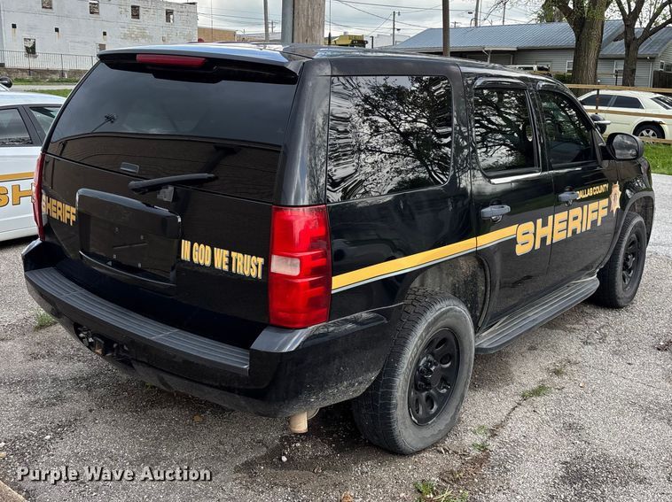 image for item FG0259 2013 Chevrolet Tahoe Police SUV