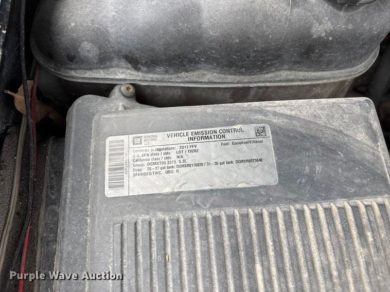 image for item FG0259 2013 Chevrolet Tahoe Police SUV