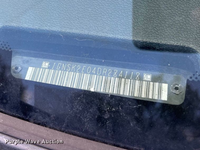 image for item FG0259 2013 Chevrolet Tahoe Police SUV