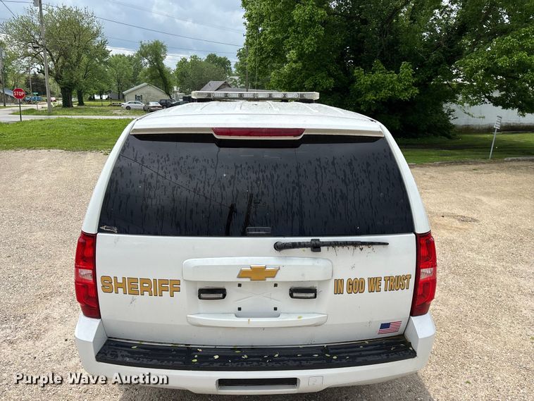 image for item FG0264 2013 Chevrolet Tahoe Police SUV