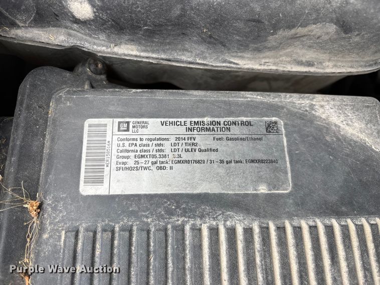 image for item FG0265 2014 Chevrolet Tahoe Police SUV