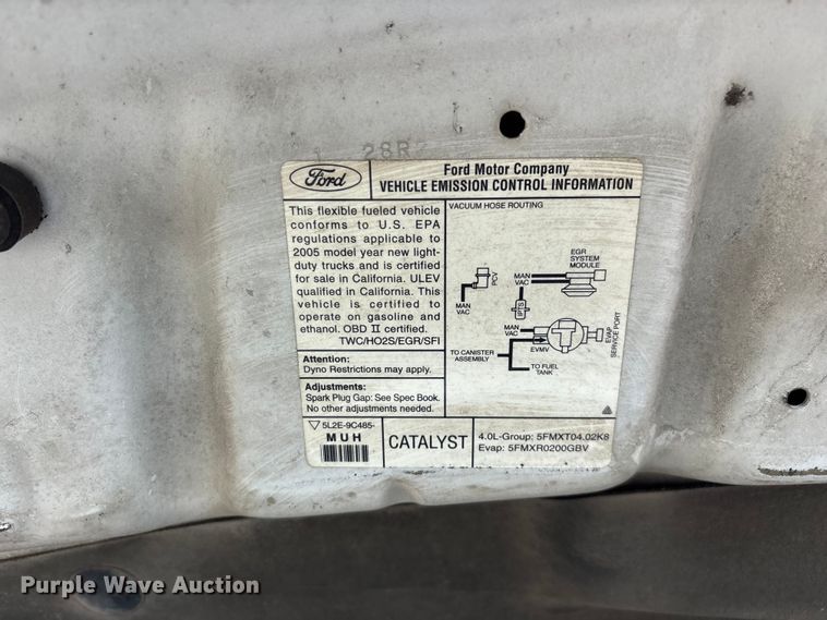 image for item FG0266 2005 Ford Explorer SUV