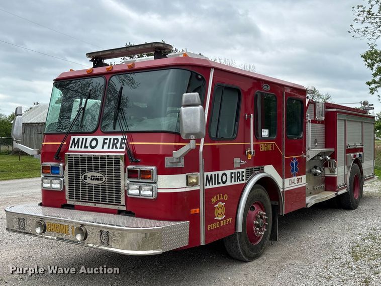 image for item FG0315 1996 E-One pumper fire truck