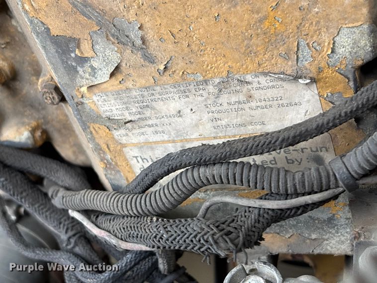 image for item FG0315 1996 E-One pumper fire truck