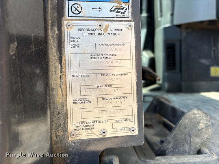 image for item FG2904 2015 Caterpillar D8T dozer