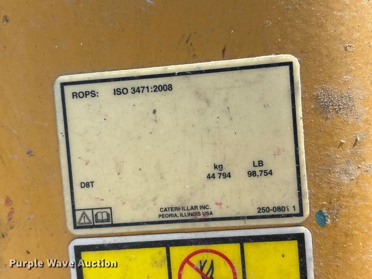 image for item FG2905 2021 Caterpillar D8T dozer