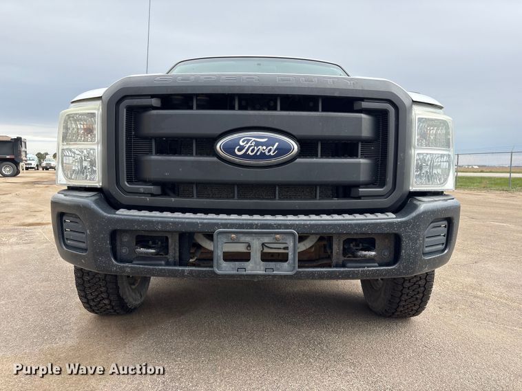 image for item FG2948 2011 Ford F250 Super Duty Ext. Cab flatbed pickup truck