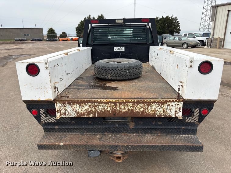 image for item FG2948 2011 Ford F250 Super Duty Ext. Cab flatbed pickup truck