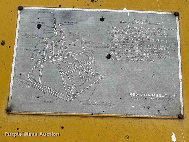 image for item FG2949 Rex HDS A soil stabilizer / reclaimer
